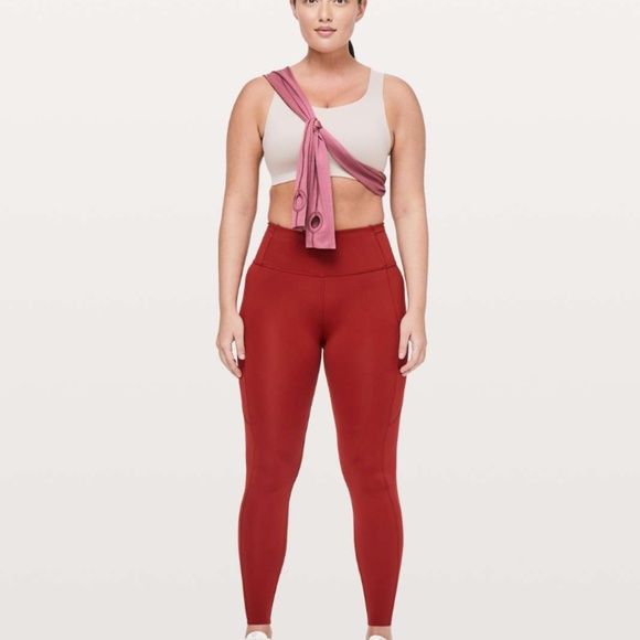 SOLD | NWOT lululemon Fast & Free 28" (Sport Red) - Picture 6 of 8